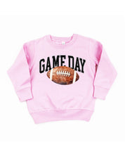 Watercolor Football - Game Day - Child Sweater Little Mama Shirt Shop