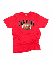 Watercolor Football - Game Day - Comfort Colors Tee Little Mama Shirt Shop