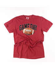 Watercolor Football - Game Day - Comfort Colors Tee Little Mama Shirt Shop