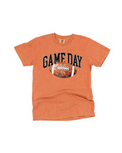 Watercolor Football - Game Day - Comfort Colors Tee Little Mama Shirt Shop