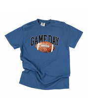 Watercolor Football - Game Day - Comfort Colors Tee Little Mama Shirt Shop