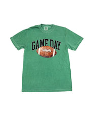 Watercolor Football - Game Day - Comfort Colors Tee Little Mama Shirt Shop