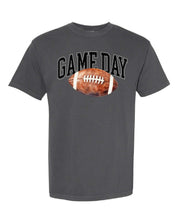 Watercolor Football - Game Day - Comfort Colors Tee Little Mama Shirt Shop