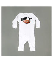 Watercolor Football Game Day - Baby Sleeper Little Mama Shirt Shop