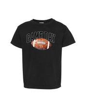 Watercolor Football Game Day - YOUTH Comfort Colors Tee Little Mama Shirt Shop