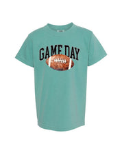 Watercolor Football Game Day - YOUTH Comfort Colors Tee Little Mama Shirt Shop