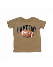 Watercolor Football - Game Day - Child Tee Little Mama Shirt Shop