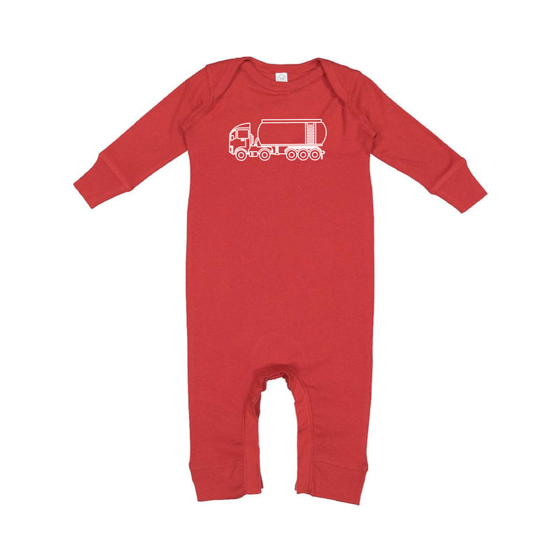 WATER TRUCK - Minimalist Design - One Piece Baby Sleeper