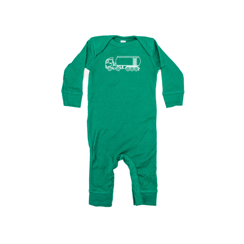 WATER TRUCK - Minimalist Design - One Piece Baby Sleeper