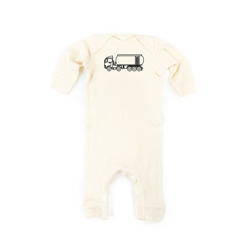 WATER TRUCK - Minimalist Design - One Piece Baby Sleeper