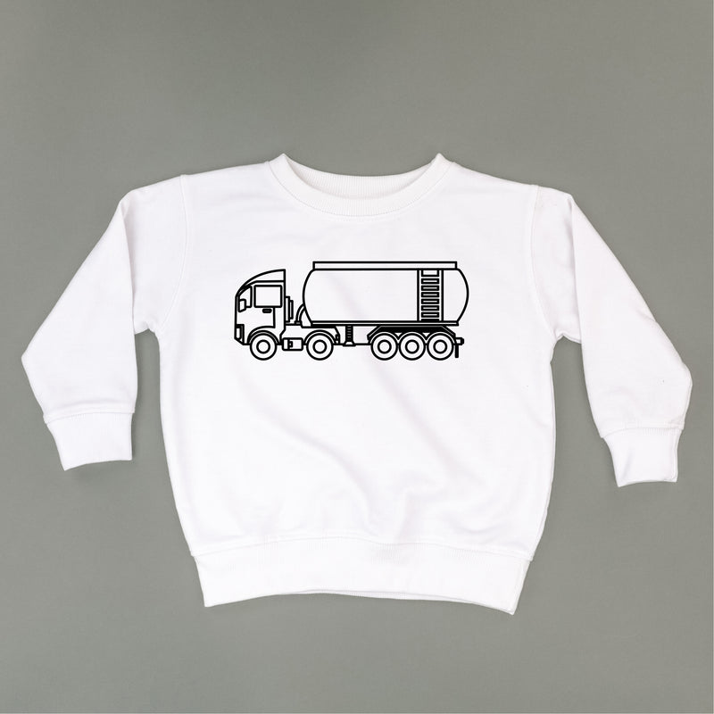 WATER TRUCK - Minimalist Design - Child Sweater