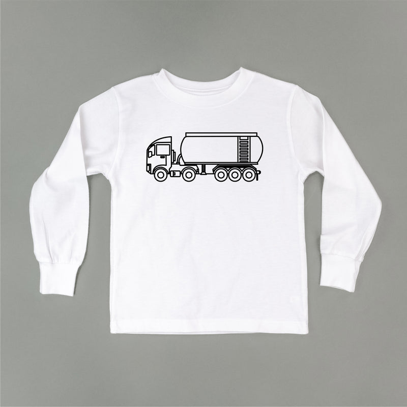 WATER TRUCK - Minimalist Design - Long Sleeve Child Shirt