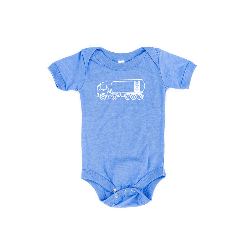 WATER TRUCK - Minimalist Design - Short Sleeve Child Shirt