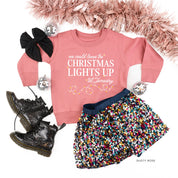 We Could Leave The Christmas Lights Up Til January - Child Sweater Little Mama Shirt Shop