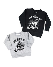 We Ride at Dawn - (Choose Your Mower) - Child Sweater Little Mama Shirt Shop