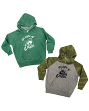 We Ride at Dawn - (Choose Your Mower) - Child Hoodie Little Mama Shirt Shop LLC