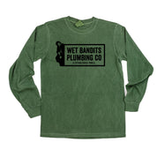 Wet Bandits Plumbing Co. - LONG SLEEVE Comfort Colors Tee Little Mama Shirt Shop