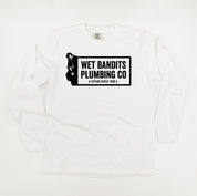 Wet Bandits Plumbing Co. - LONG SLEEVE Comfort Colors Tee Little Mama Shirt Shop