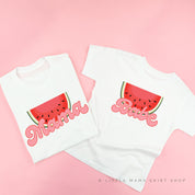 Mama/Babe Fruit - (Choose Your Fruit) - Set of 2 Matching Tees Little Mama Shirt Shop