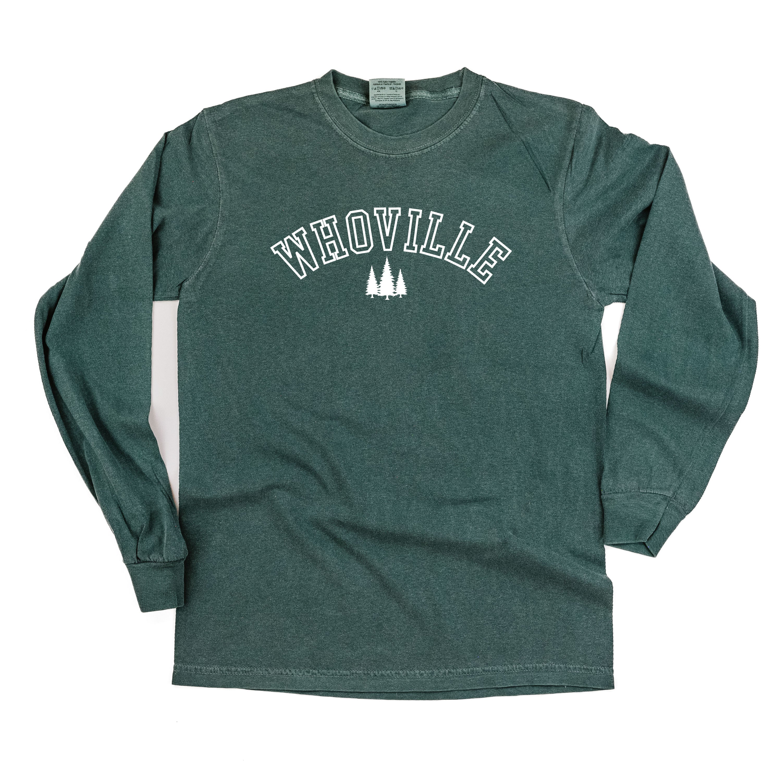 Whoville - LONG SLEEVE Comfort Colors Tee Little Mama Shirt Shop