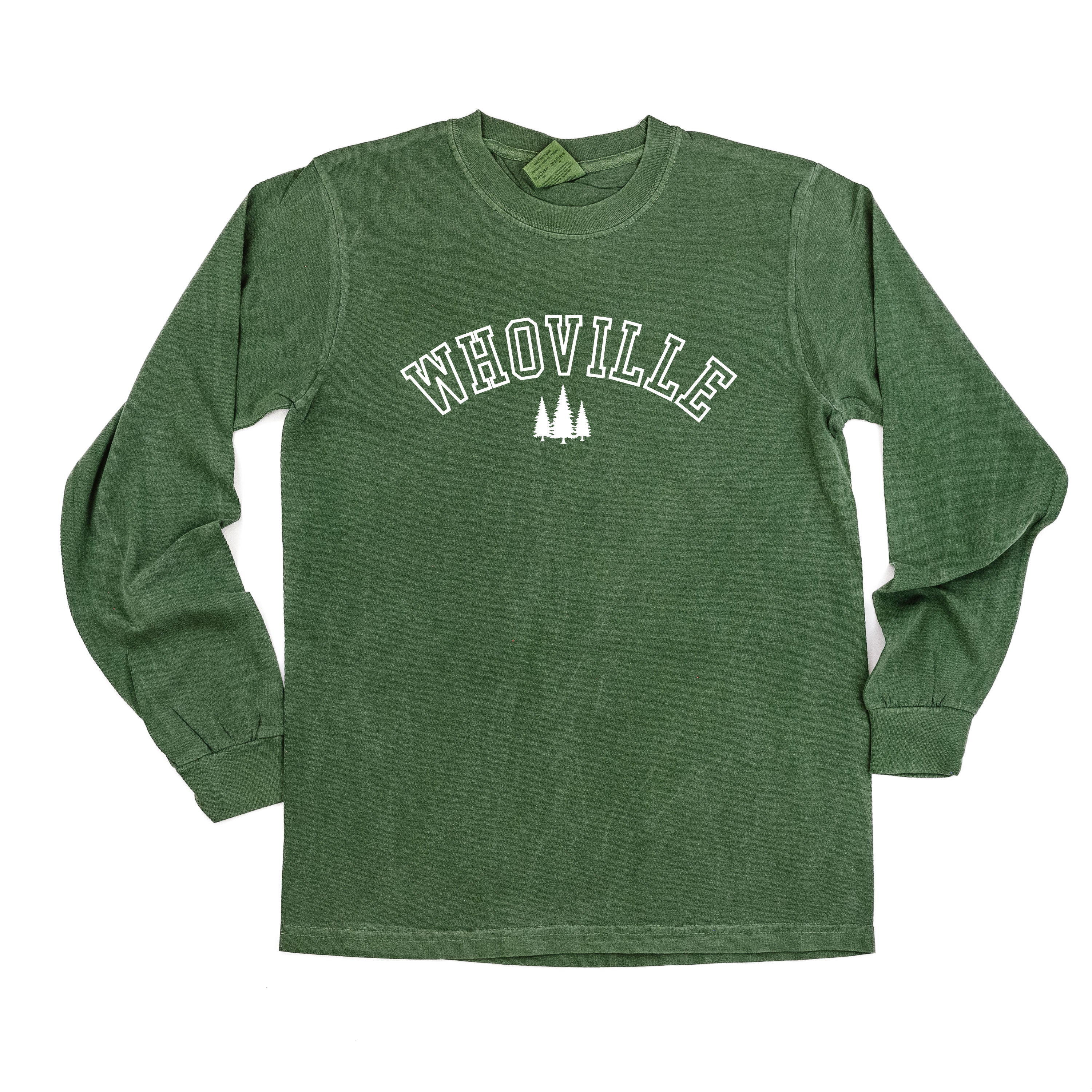 Whoville - LONG SLEEVE Comfort Colors Tee Little Mama Shirt Shop