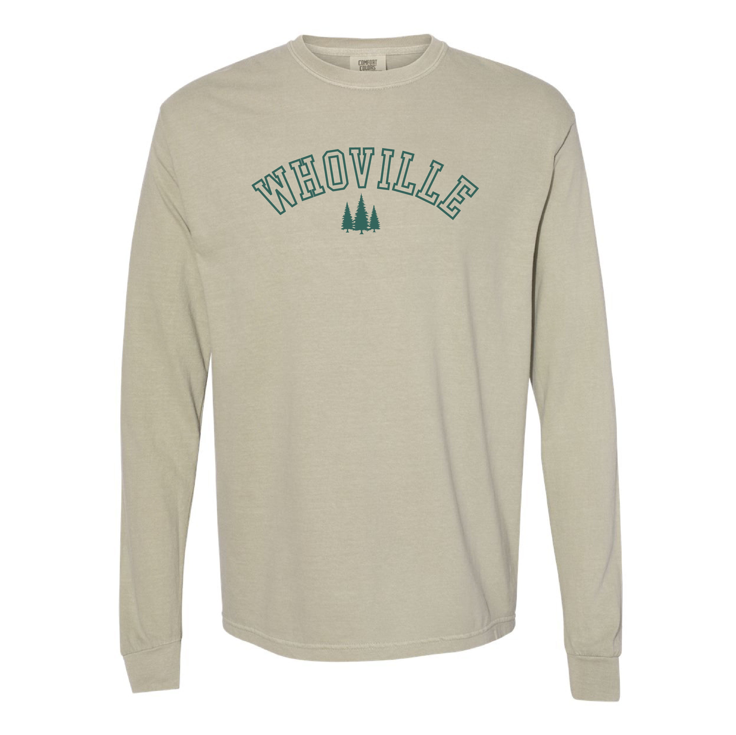 Whoville - LONG SLEEVE Comfort Colors Tee Little Mama Shirt Shop