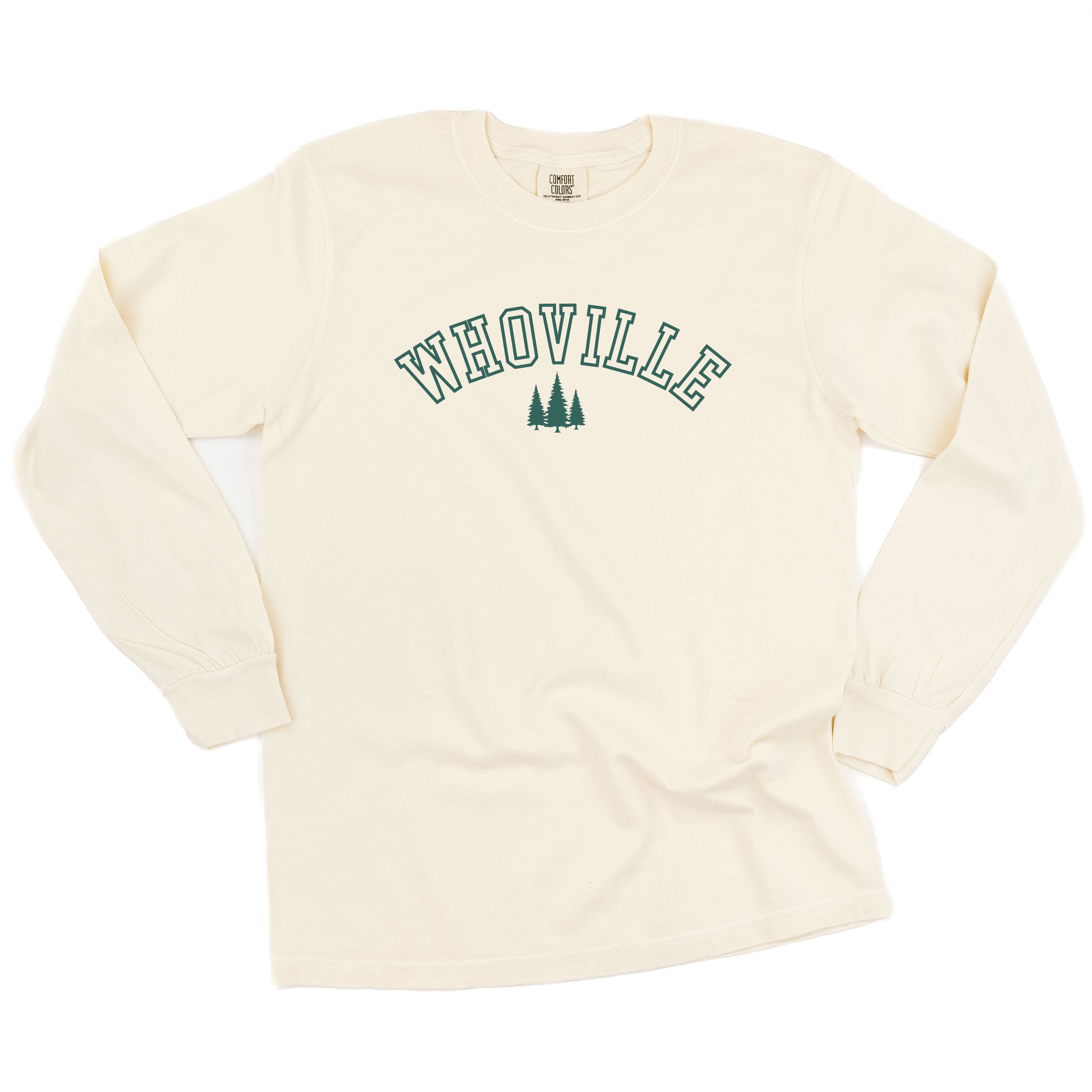 Whoville - LONG SLEEVE Comfort Colors Tee Little Mama Shirt Shop