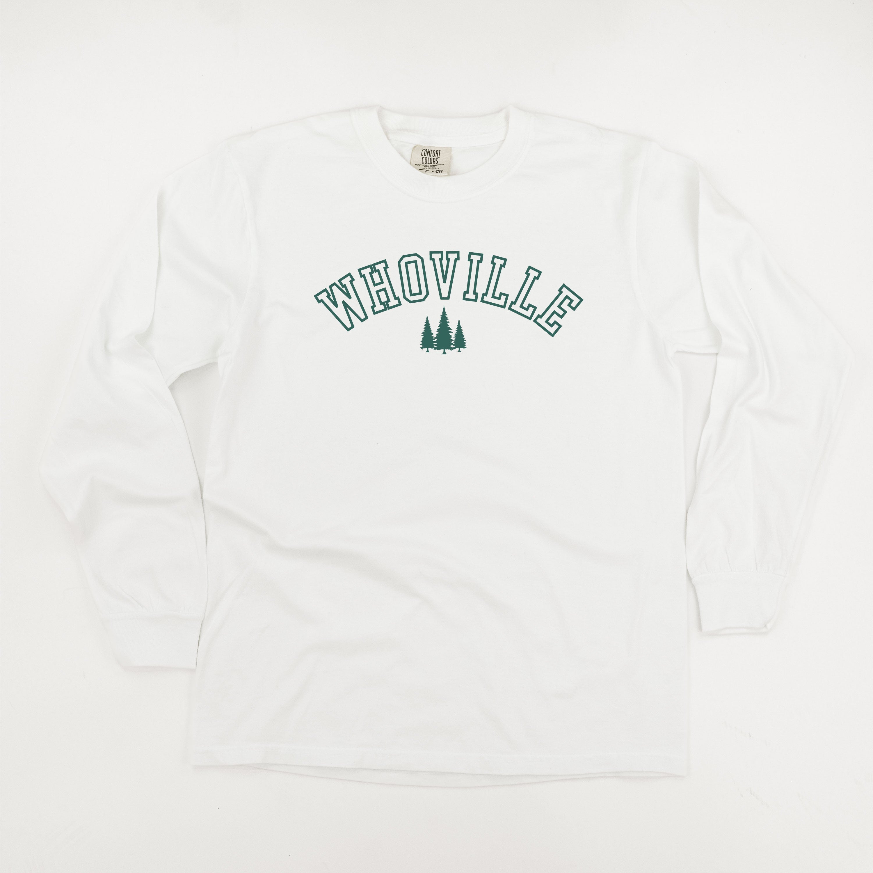 Whoville - LONG SLEEVE Comfort Colors Tee Little Mama Shirt Shop