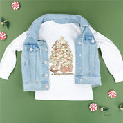 Wish You A Merry Christmas - Child LONG SLEEVE Tee Little Mama Shirt Shop