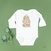 Wish You A Merry Christmas - Child LONG SLEEVE Tee Little Mama Shirt Shop