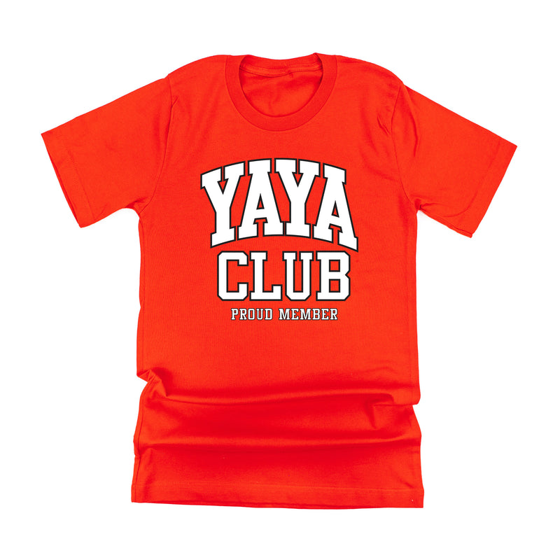 Varsity Style - YAYA Club - Proud Member - Unisex Tee