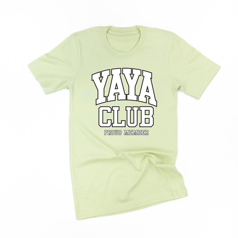 Varsity Style - YAYA Club - Proud Member - Unisex Tee