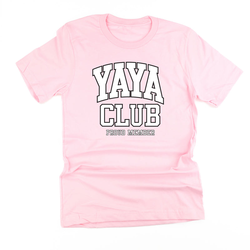 Varsity Style - YAYA Club - Proud Member - Unisex Tee