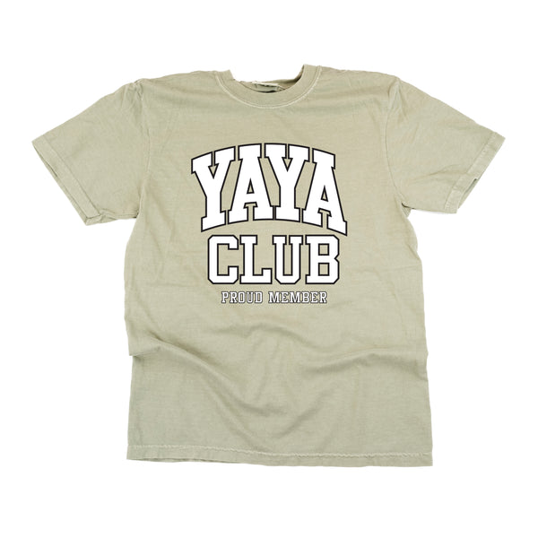 Varsity Style - YAYA Club - Proud Member - SHORT SLEEVE COMFORT COLORS TEE