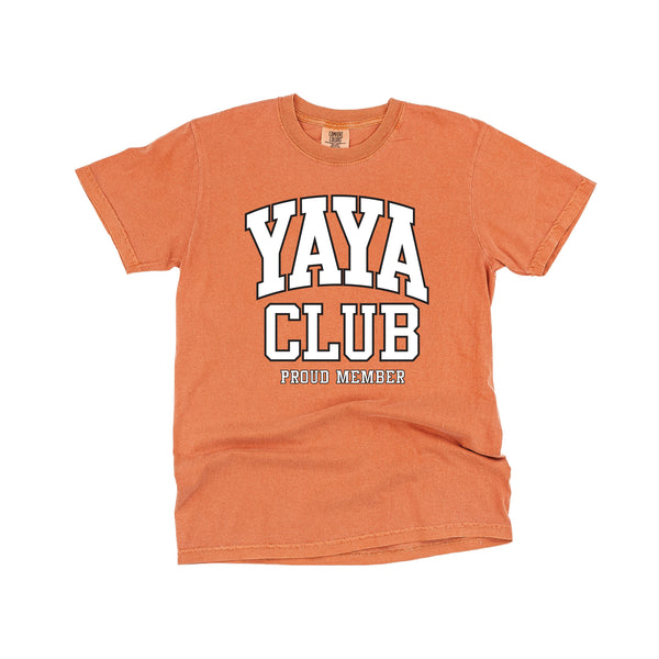 Varsity Style - YAYA Club - Proud Member - SHORT SLEEVE COMFORT COLORS TEE