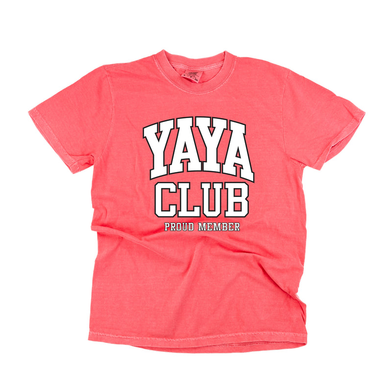 Varsity Style - YAYA Club - Proud Member - SHORT SLEEVE COMFORT COLORS TEE