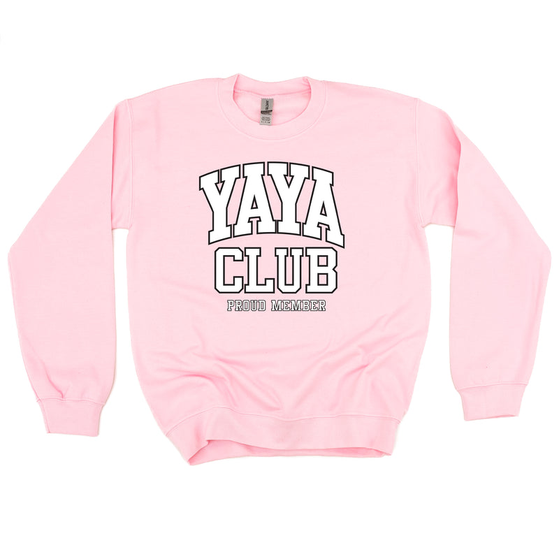 Varsity Style - YAYA Club - Proud Member - BASIC FLEECE CREWNECK