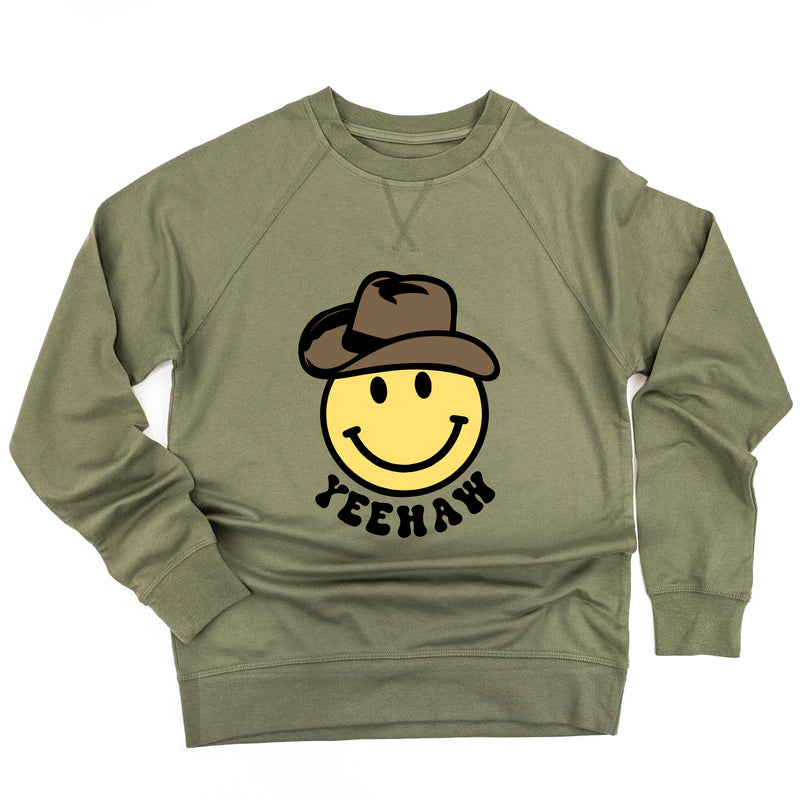 LMSS® X RILEY LASTER - Yeehaw Smiley Cowboy - Lightweight Pullover Sweater