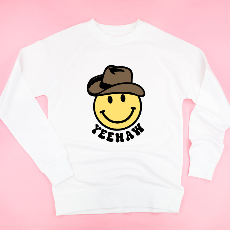 LMSS® X RILEY LASTER - Yeehaw Smiley Cowboy - Lightweight Pullover Sweater