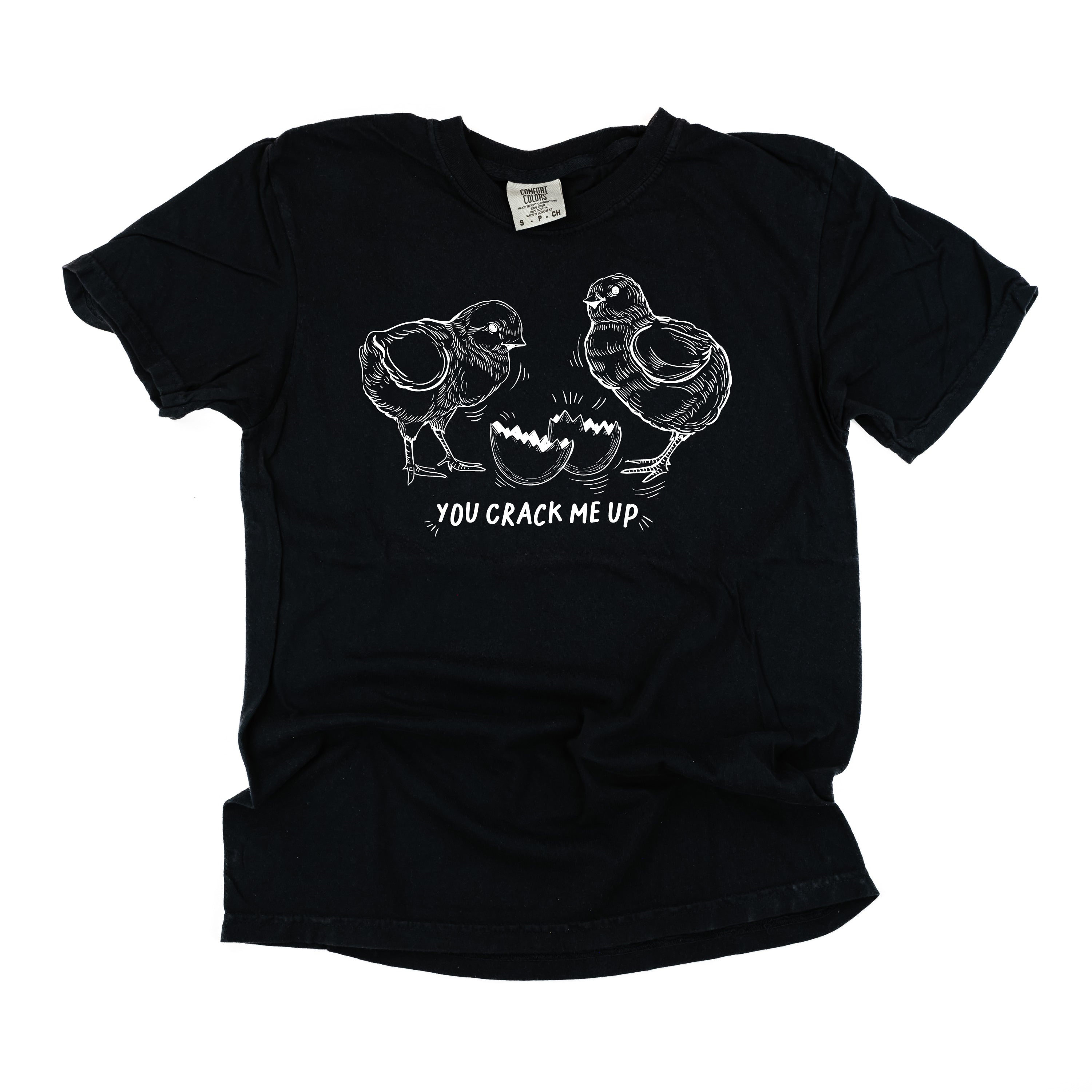You Crack Me Up - Comfort Colors Tee Little Mama Shirt Shop