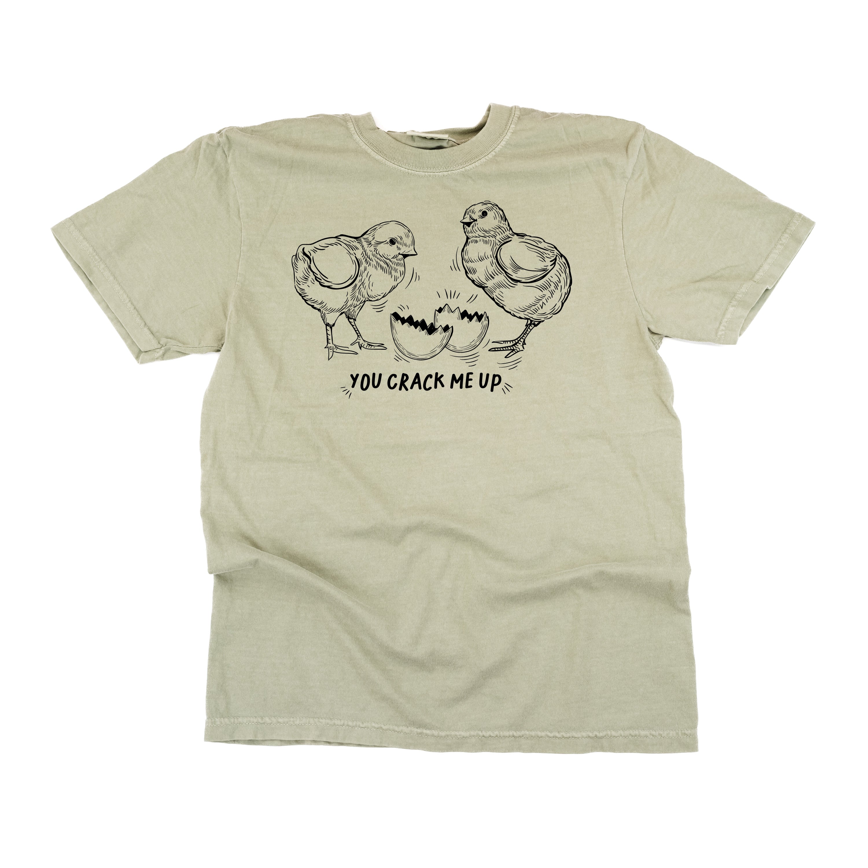 You Crack Me Up - Comfort Colors Tee Little Mama Shirt Shop