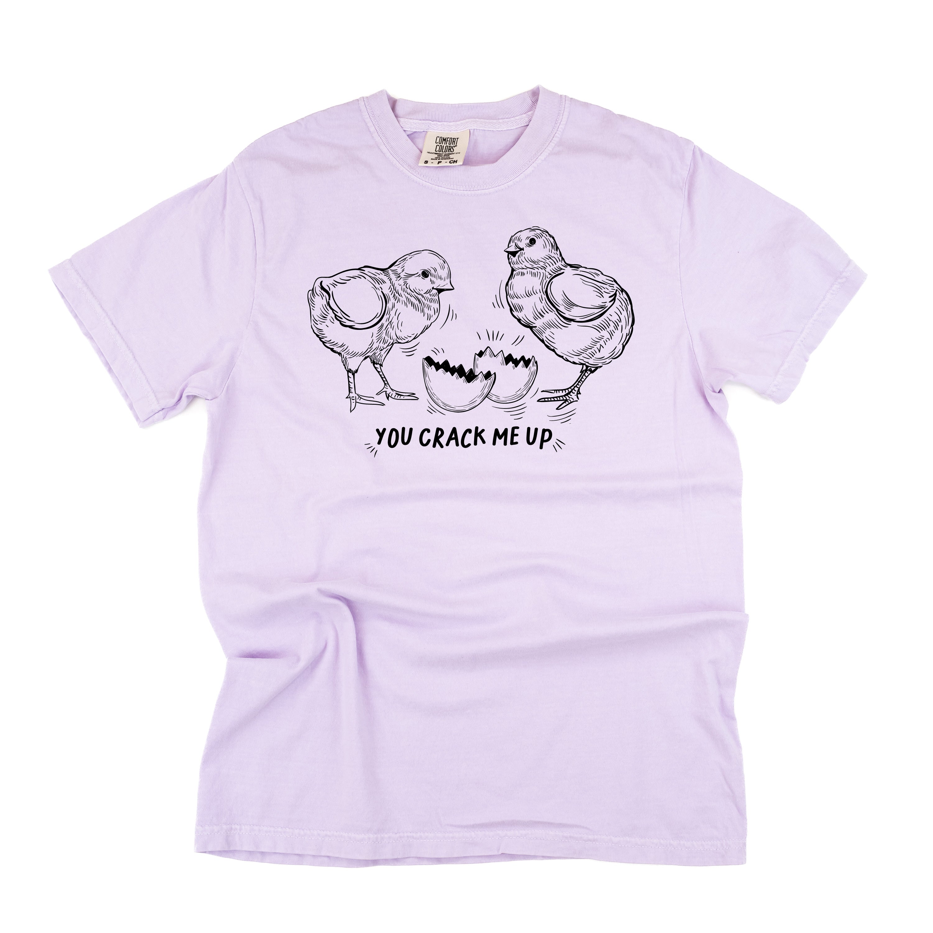 You Crack Me Up - Comfort Colors Tee Little Mama Shirt Shop