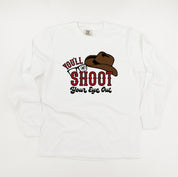 You'll Shoot Your Eye Out - LONG SLEEVE Comfort Colors Tee Little Mama Shirt Shop