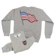 Young Wild & Free - Flag (pf&b) - BASIC Fleece Little Mama Shirt Shop LLC