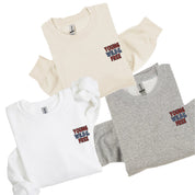 Young Wild & Free - Flag (pf&b) - BASIC Fleece Little Mama Shirt Shop LLC