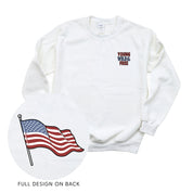 Young Wild & Free - Flag (pf&b) - BASIC Fleece Little Mama Shirt Shop LLC