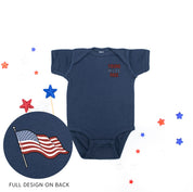 Young Wild & Free - Flag (pf&b) - Infant Bodysuit/Tee Little Mama Shirt Shop