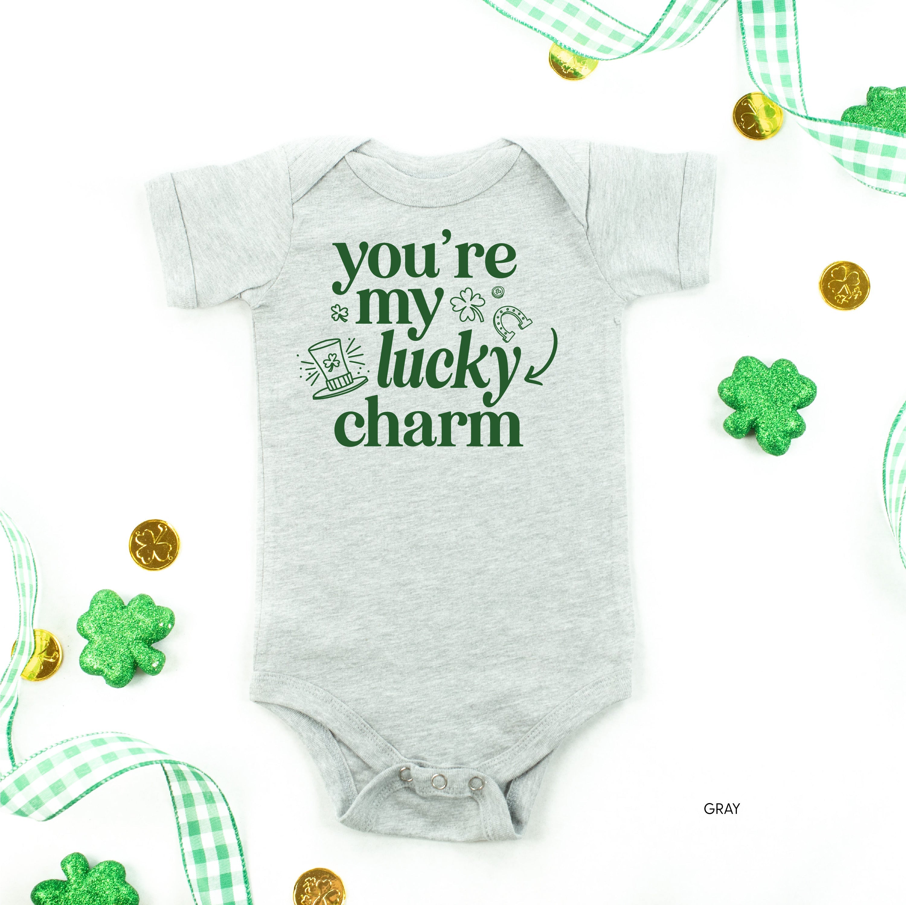 You're My Lucky Charm - Infant Bodysuit/Tee Little Mama Shirt Shop