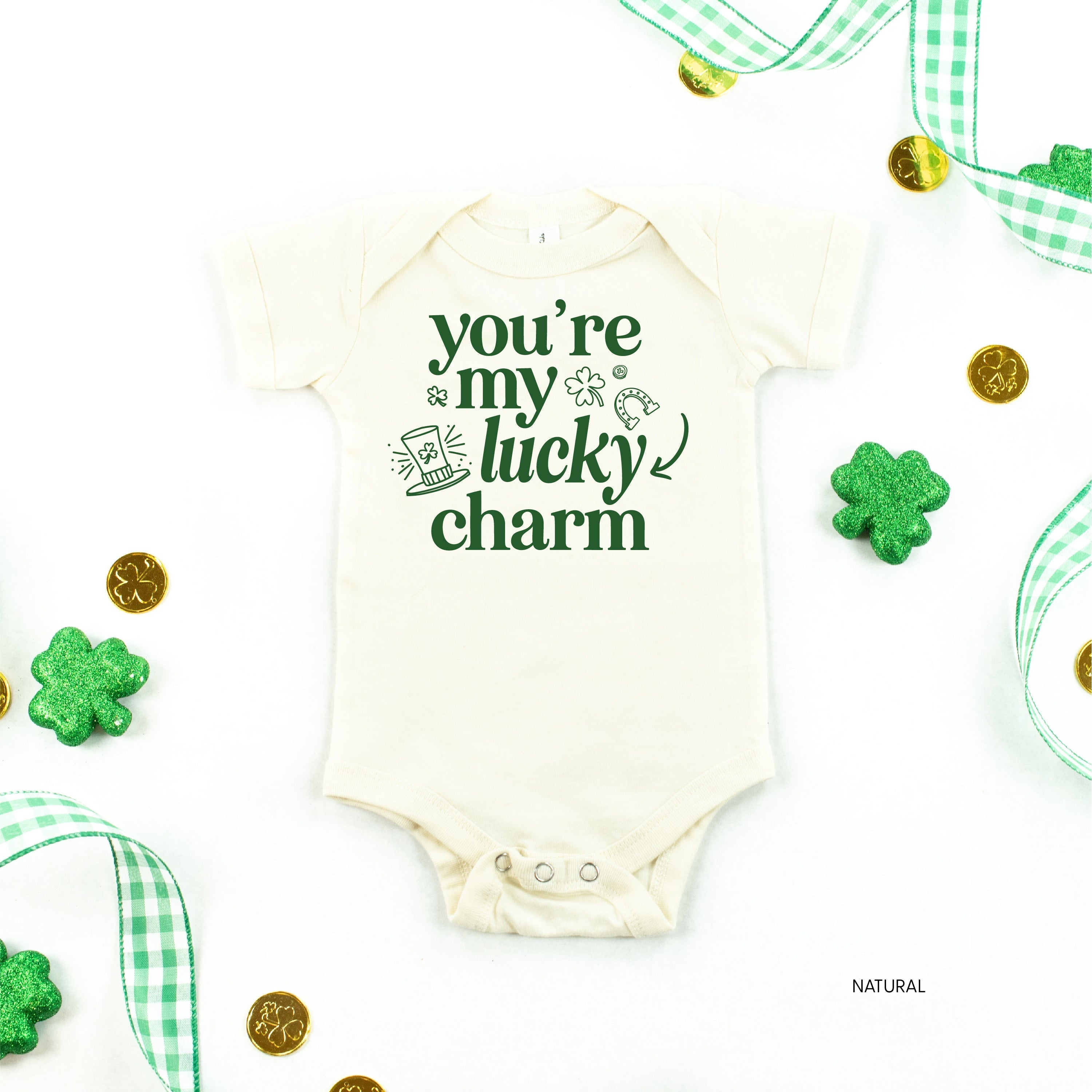 You're My Lucky Charm - Infant Bodysuit/Tee Little Mama Shirt Shop