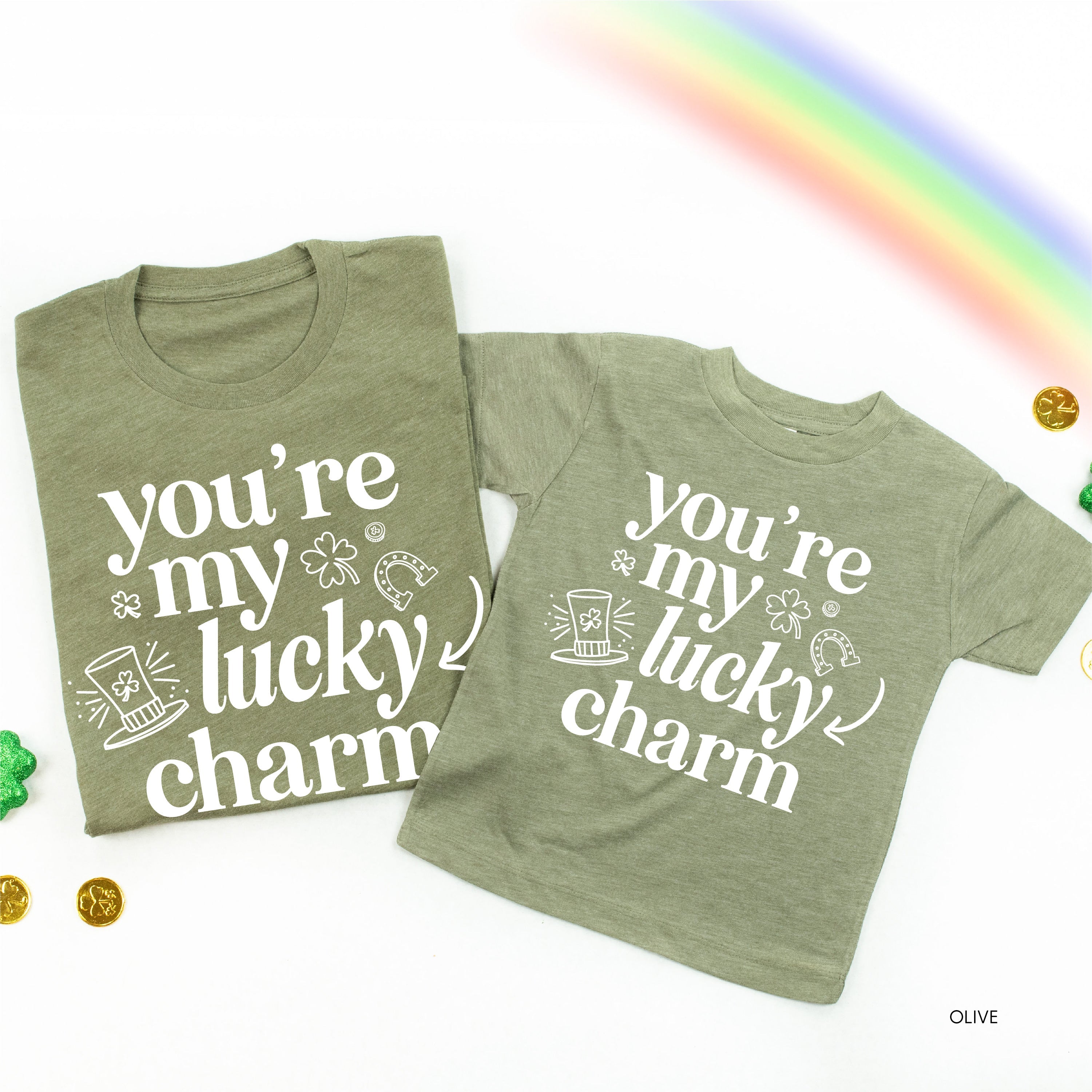 You're My Lucky Charm - Set of 2 Tees Little Mama Shirt Shop